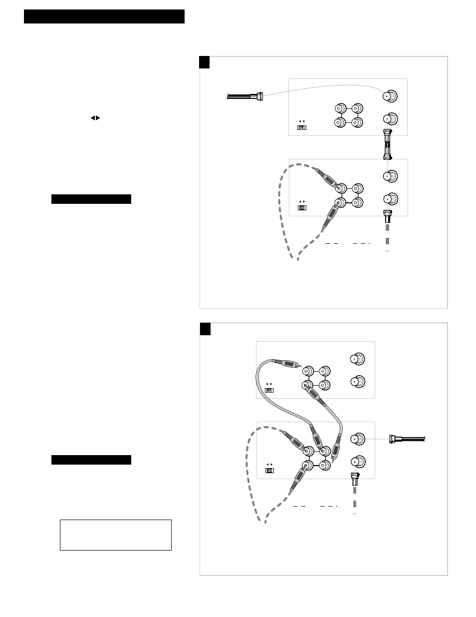 Connecting two vcrs for copying tapes, 6hooking up the vcr, Option a hookup | Option b hookup, Playback vcr, Recording vcr, Playback vcr recording vcr | RCA VR336 User Manual | Page 8 / 32