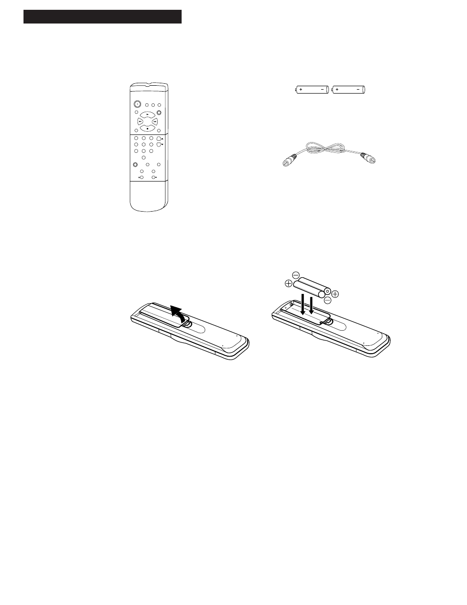 Setting up the vcr, Startup, 8setting up the vcr 1. check accessories with vcr | Insert batteries in remote. 3. turn on the tv, Turn on the vcr, Contact your dealer if any items are missing, Continued on next page | RCA VR602HF User Manual | Page 10 / 36