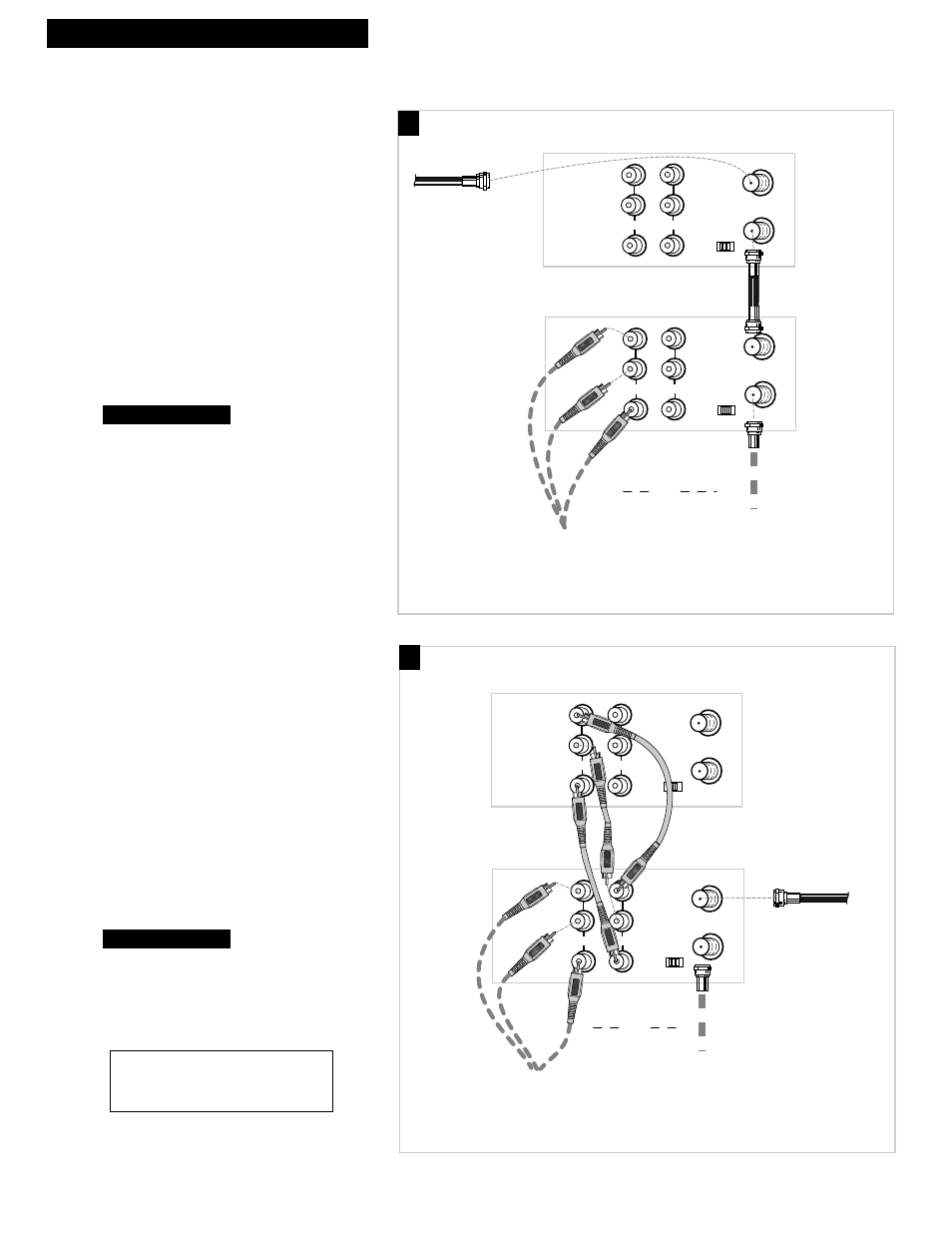 Connecting two vcrs for copying tapes, 6hooking up the vcr, Option a hookup | Option b hookup, Playback vcr, Recording vcr, Playback vcr (only) recording vcr | RCA VR602HF User Manual | Page 8 / 36