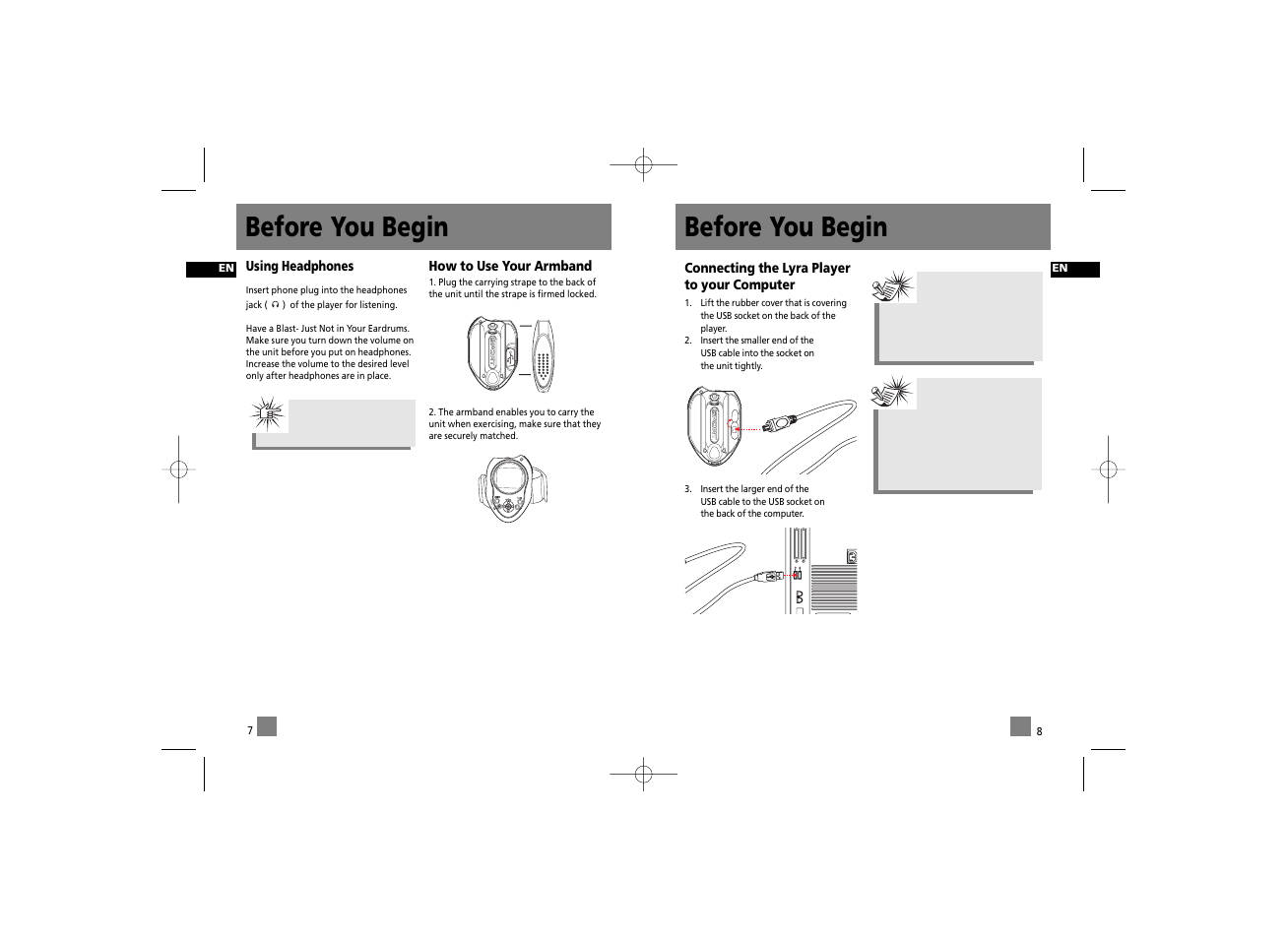 Before you begin, Fm rec | RCA RD2215 User Manual | Page 10 / 23