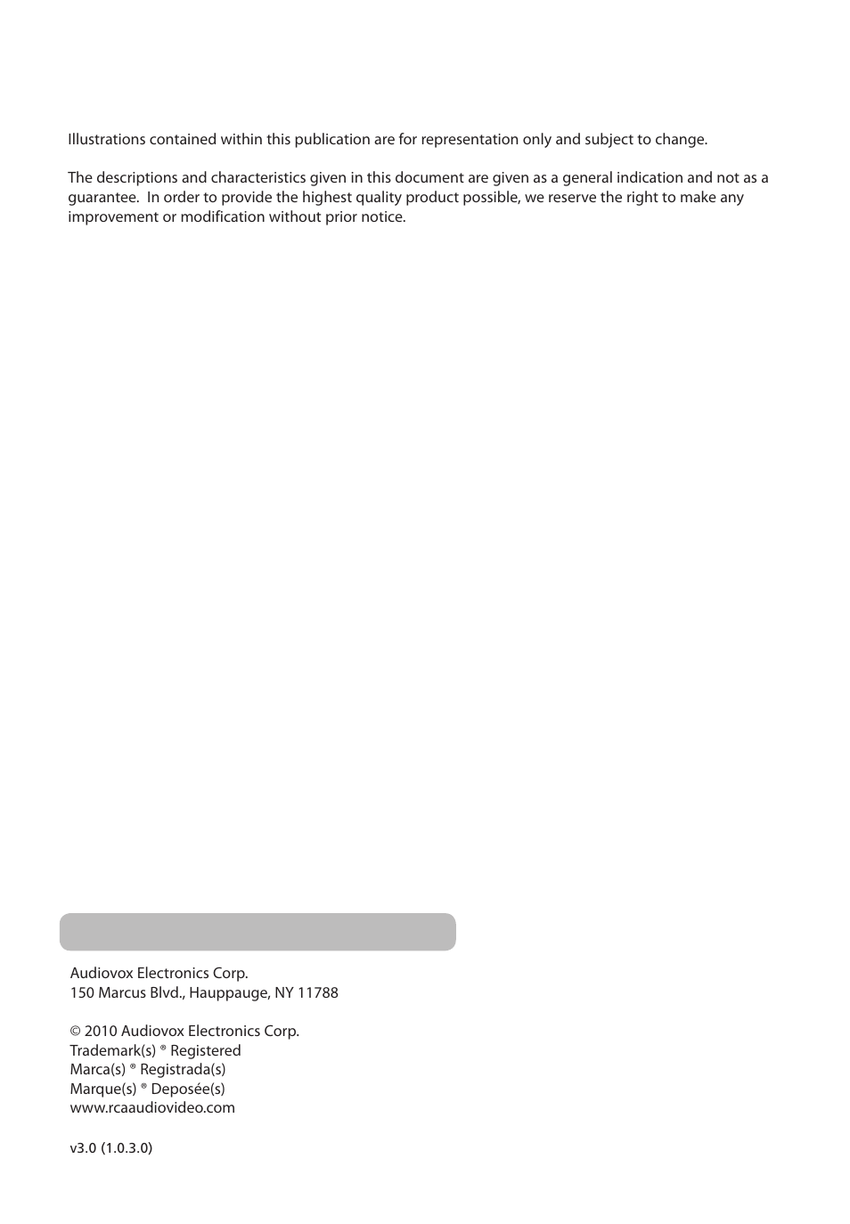 RCA M45 User Manual | Page 36 / 36
