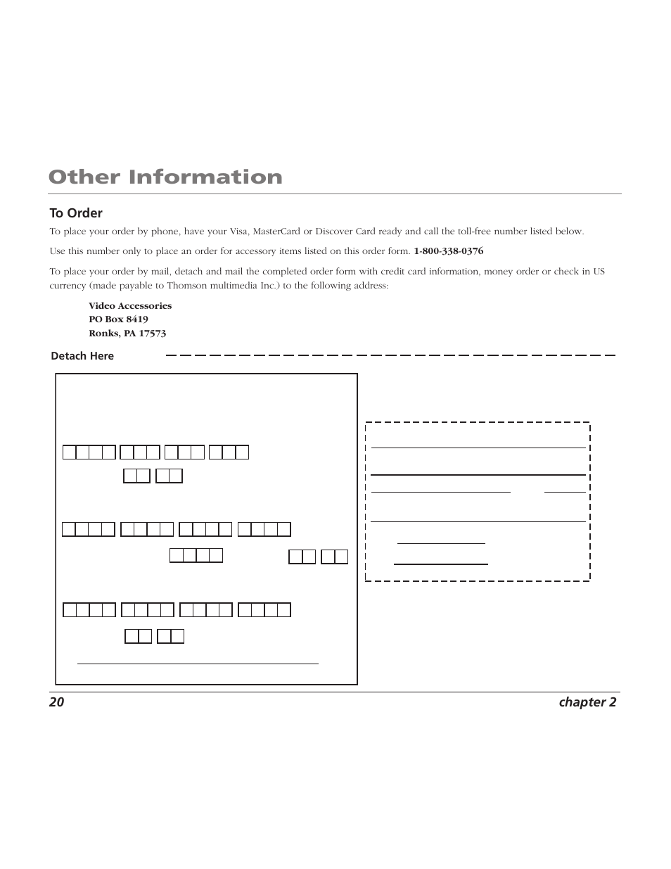 Other information | RCA TV/Radio/CD Player User Manual | Page 22 / 24