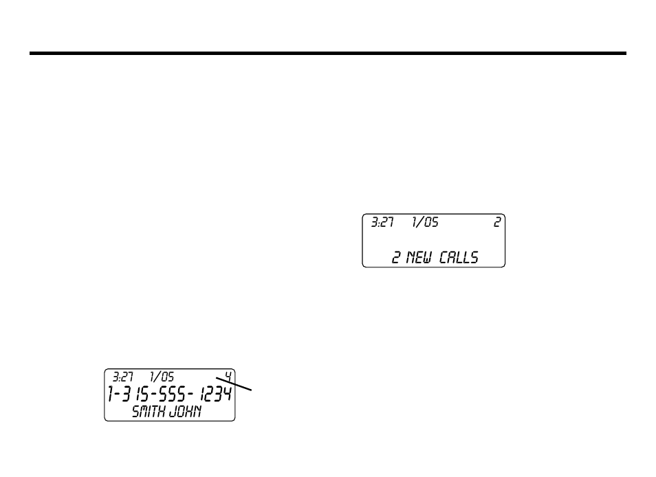 Operation, Receiving calls, Peration | Eceiving, Alls, 2 new calls, Smith john | RCA 29086 User Manual | Page 16 / 48