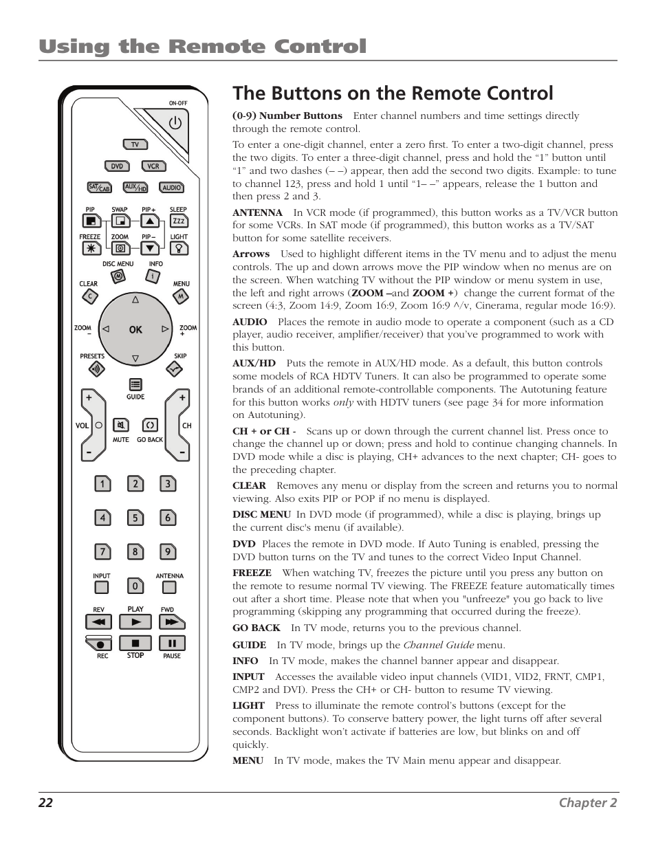 RCA Scenium D44LPW134 User Manual | Page 24 / 64