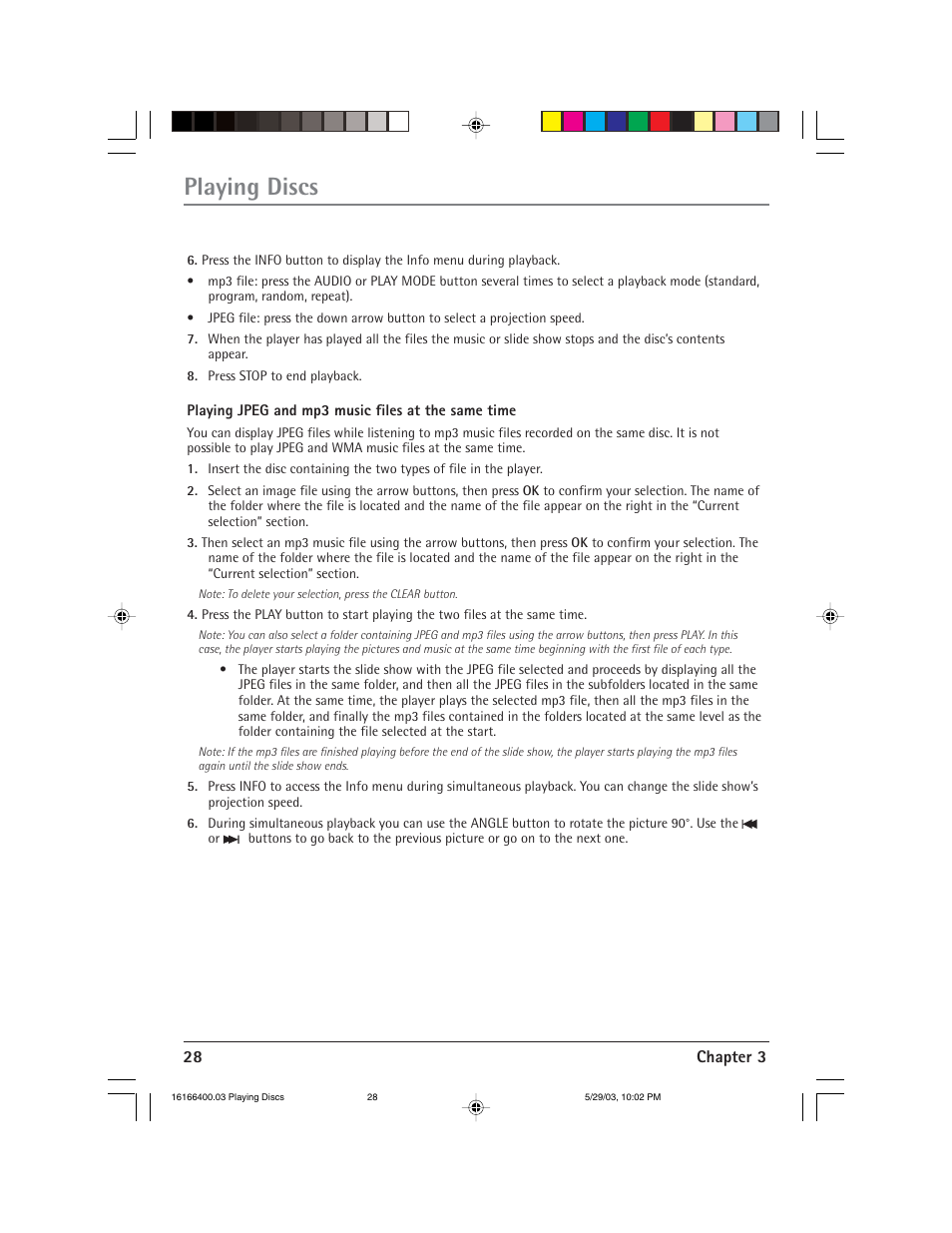 Playing discs | RCA DVD/VCR User Manual | Page 32 / 68