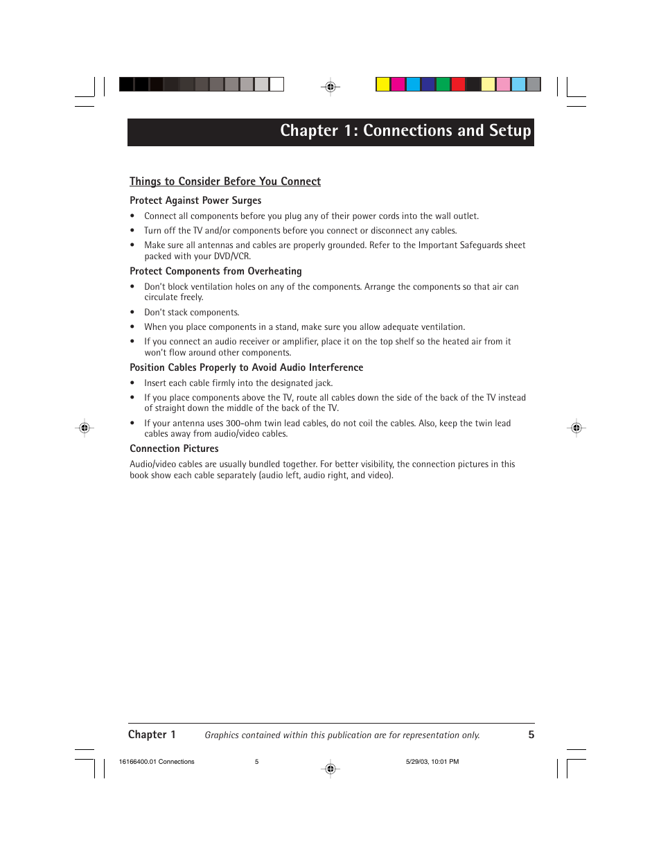 Chapter 1: connections and setup | RCA DVD/VCR User Manual | Page 9 / 68