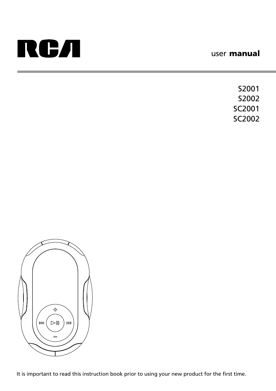 RCA SC2001 User Manual | 32 pages