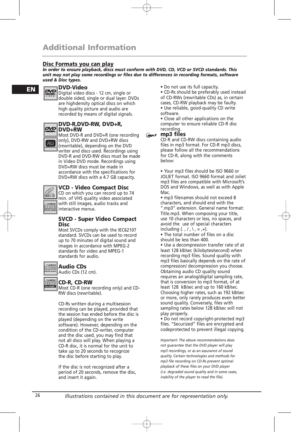 Additional information | RCA RTD206 User Manual | Page 28 / 32