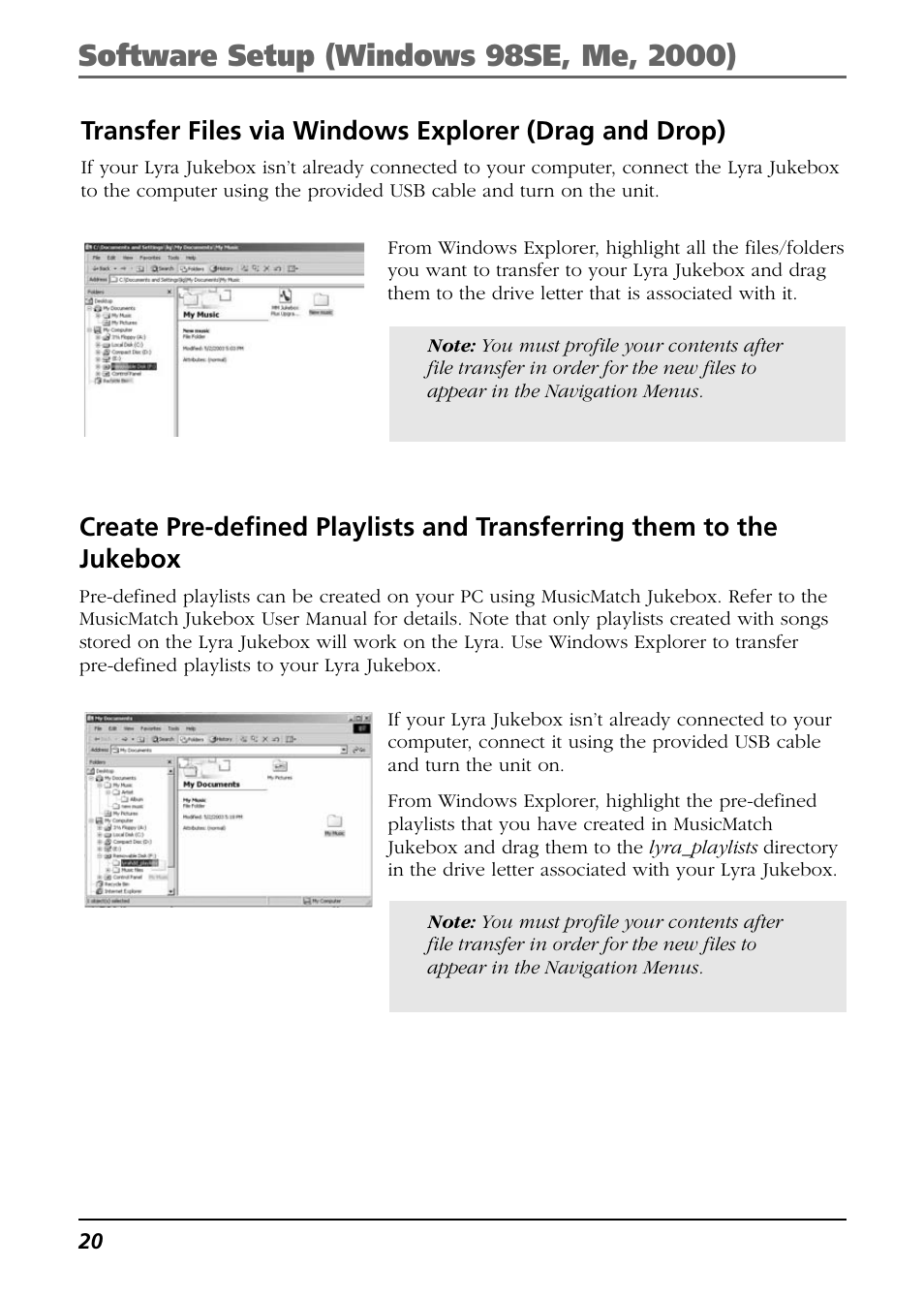 RCA Lyra RD2763FM User Manual | Page 20 / 62