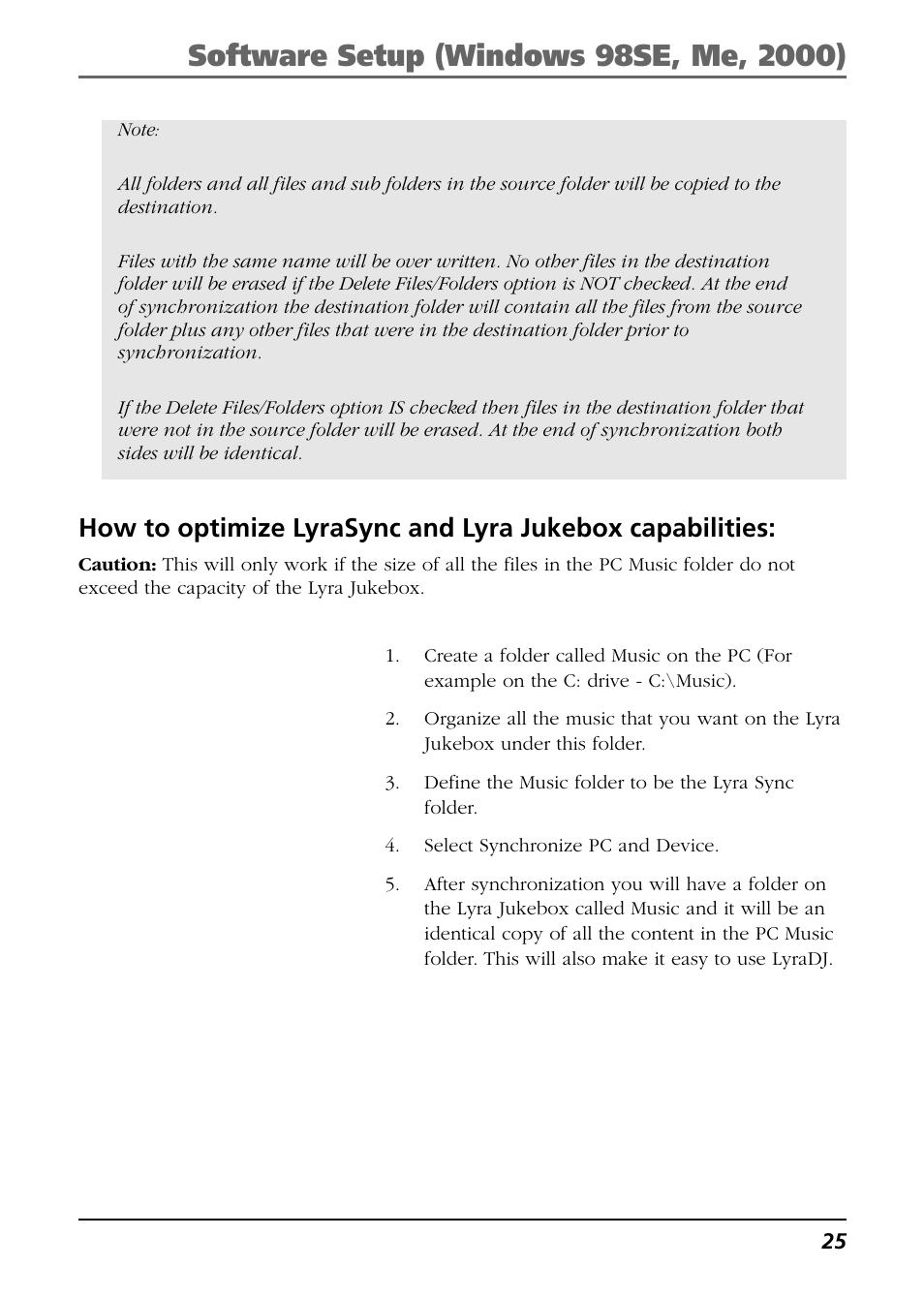 RCA Lyra RD2763FM User Manual | Page 25 / 62