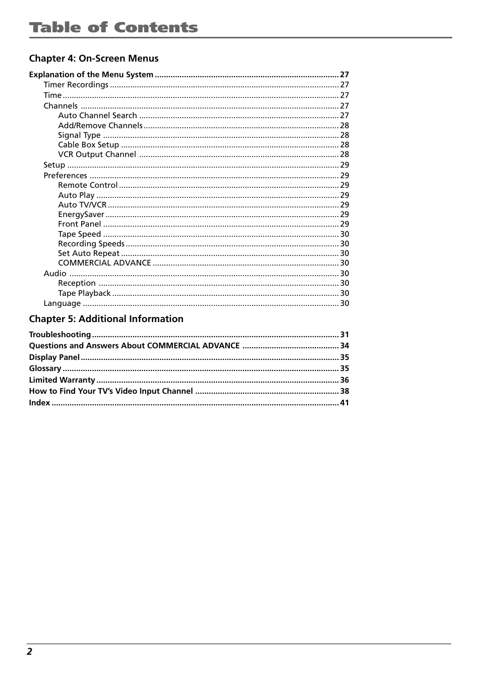 RCA VR648HF User Manual | Page 4 / 42