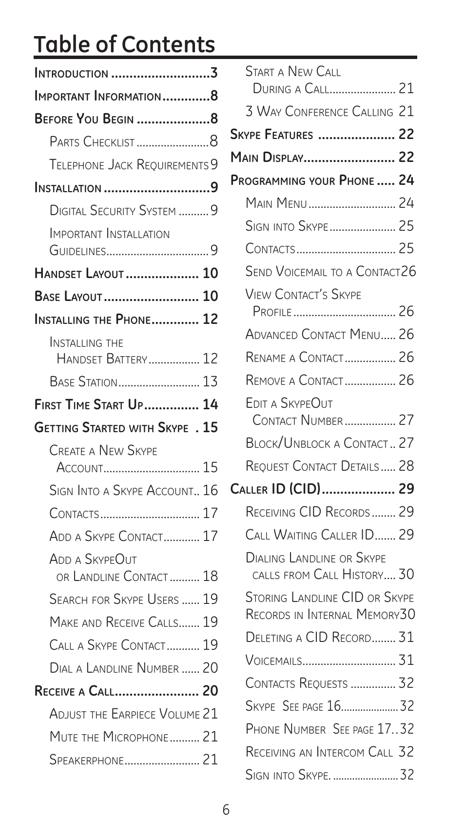 RCA 28310 User Manual | Page 6 / 58