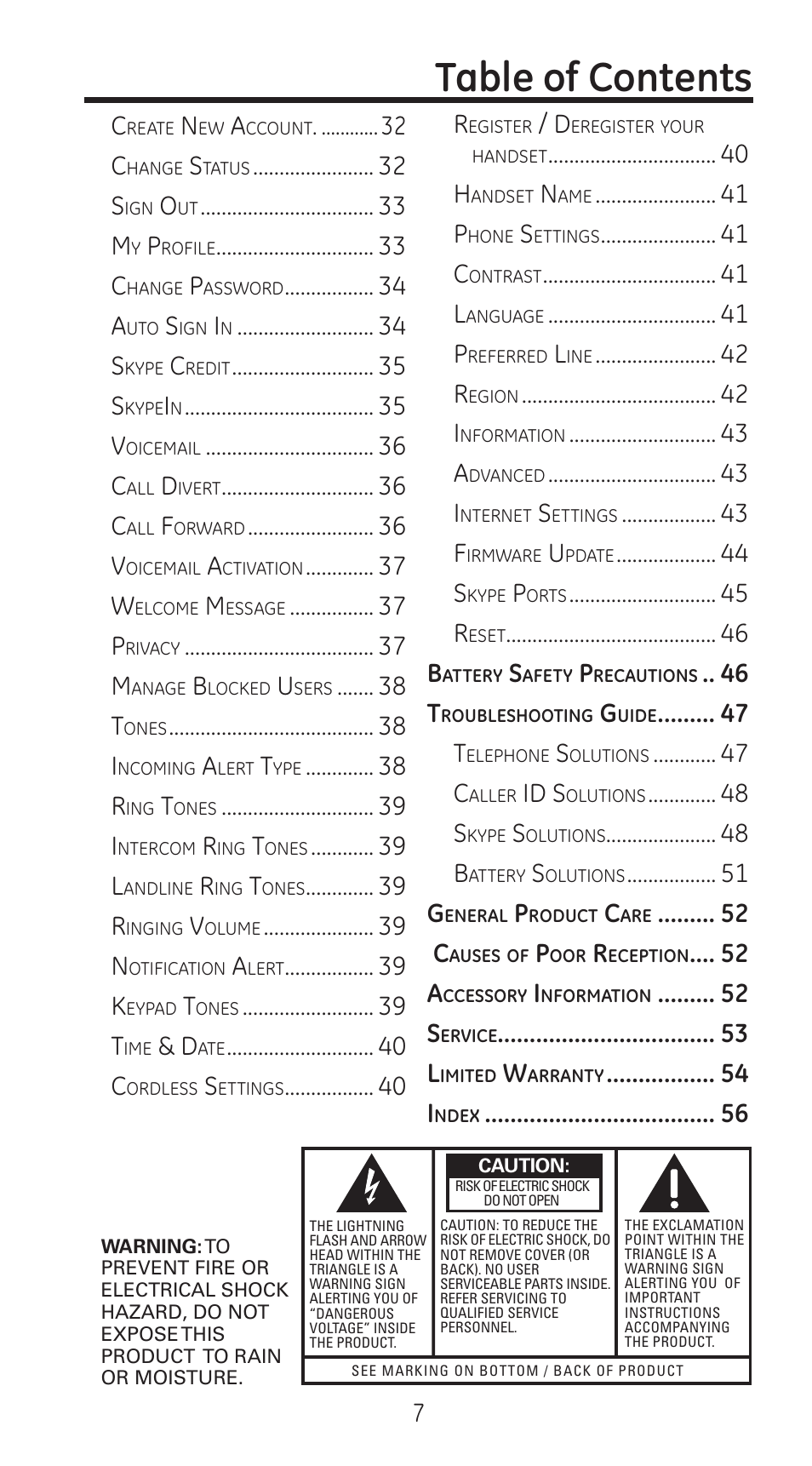 RCA 28310 User Manual | Page 7 / 58