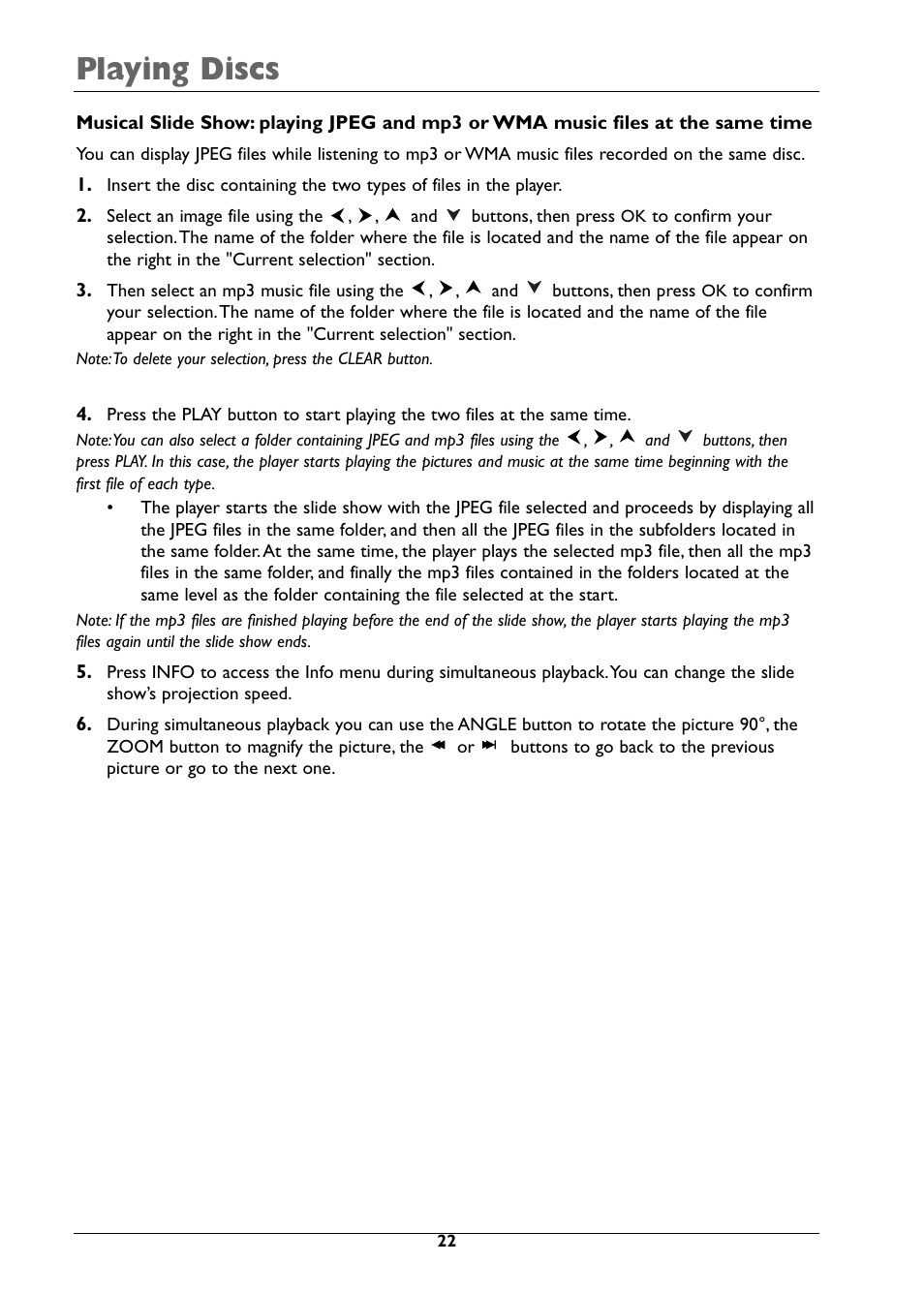 Playing discs | RCA DRC310N User Manual | Page 24 / 44