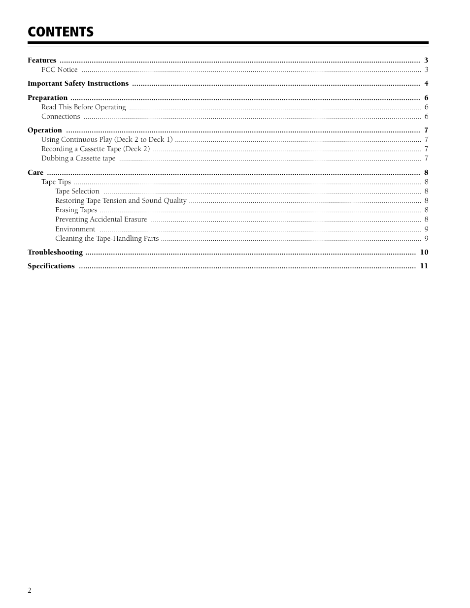 RCA SCT-520 User Manual | Page 2 / 12