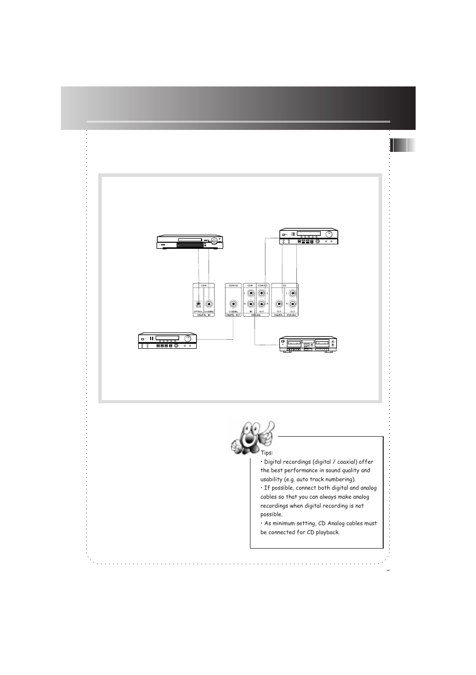 First things first, Connections | RCA 3-8120 User Manual | Page 4 / 19