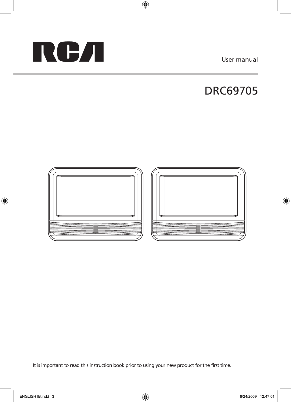 RCA DRC69705 User Manual | 28 pages