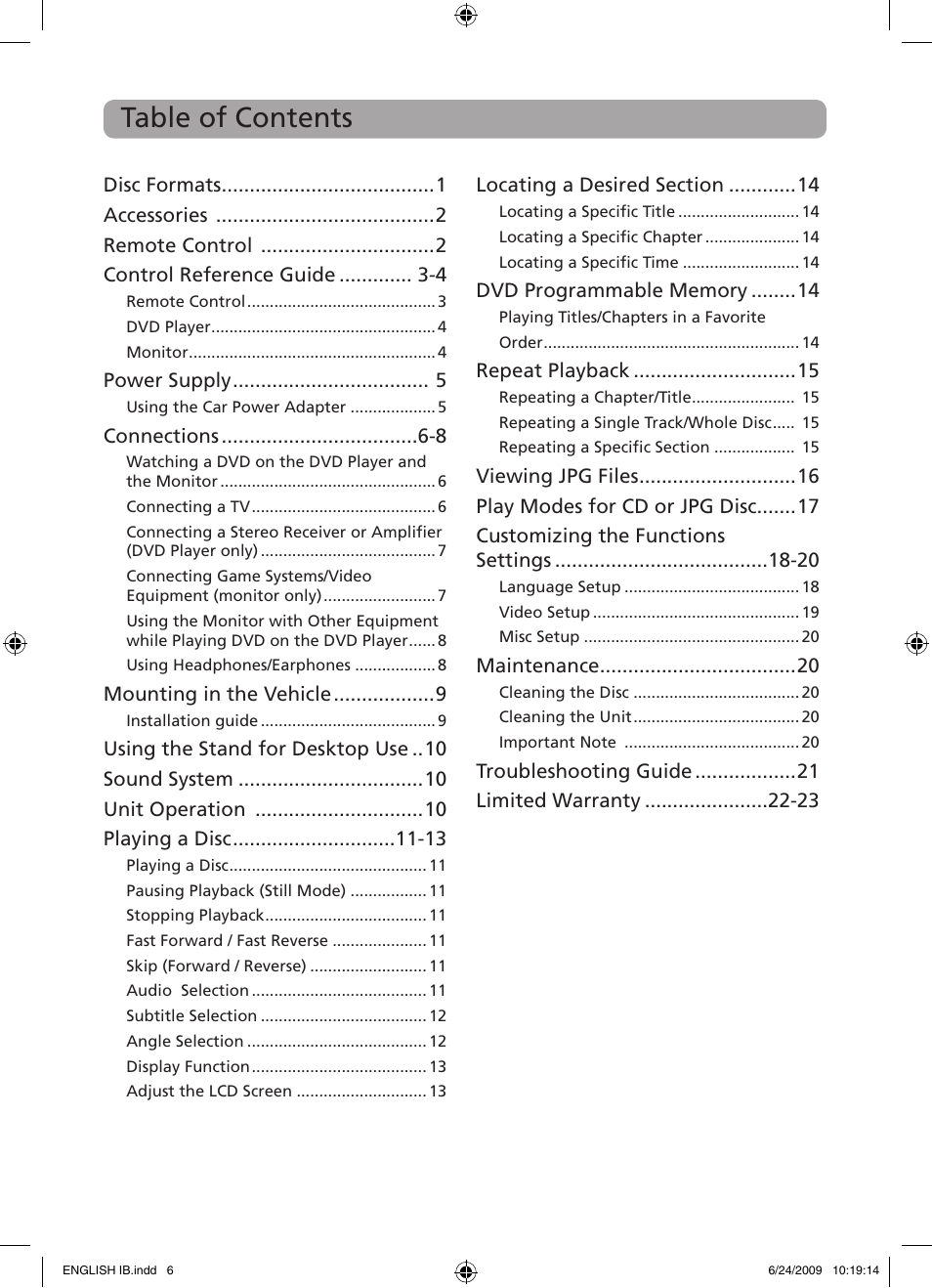 RCA DRC69705 User Manual | Page 4 / 28