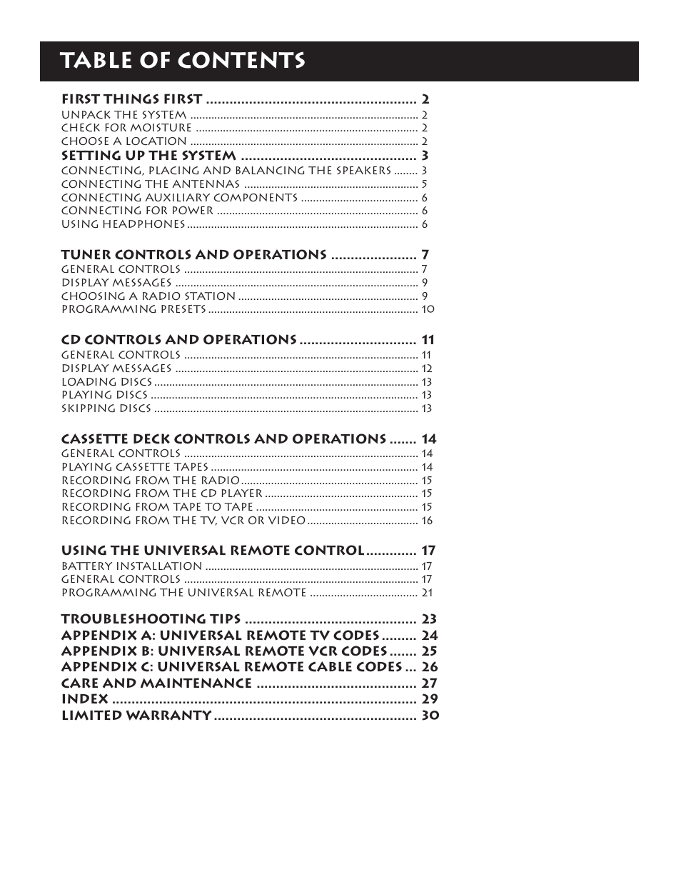 RCA RP-9380 User Manual | Page 3 / 32