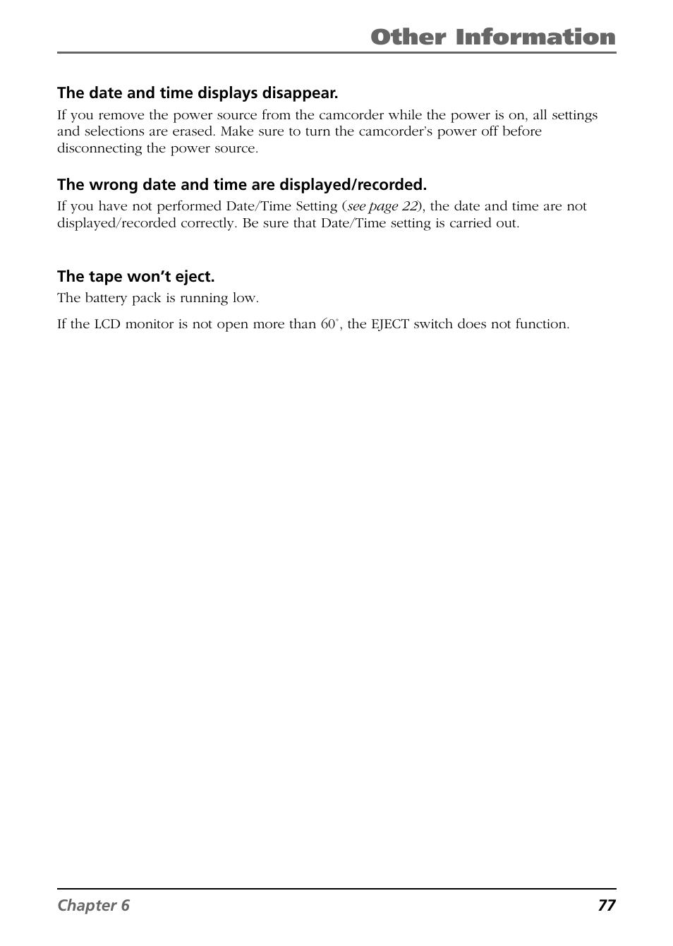 Other information | RCA CC6364/CC6374 User Manual | Page 79 / 104