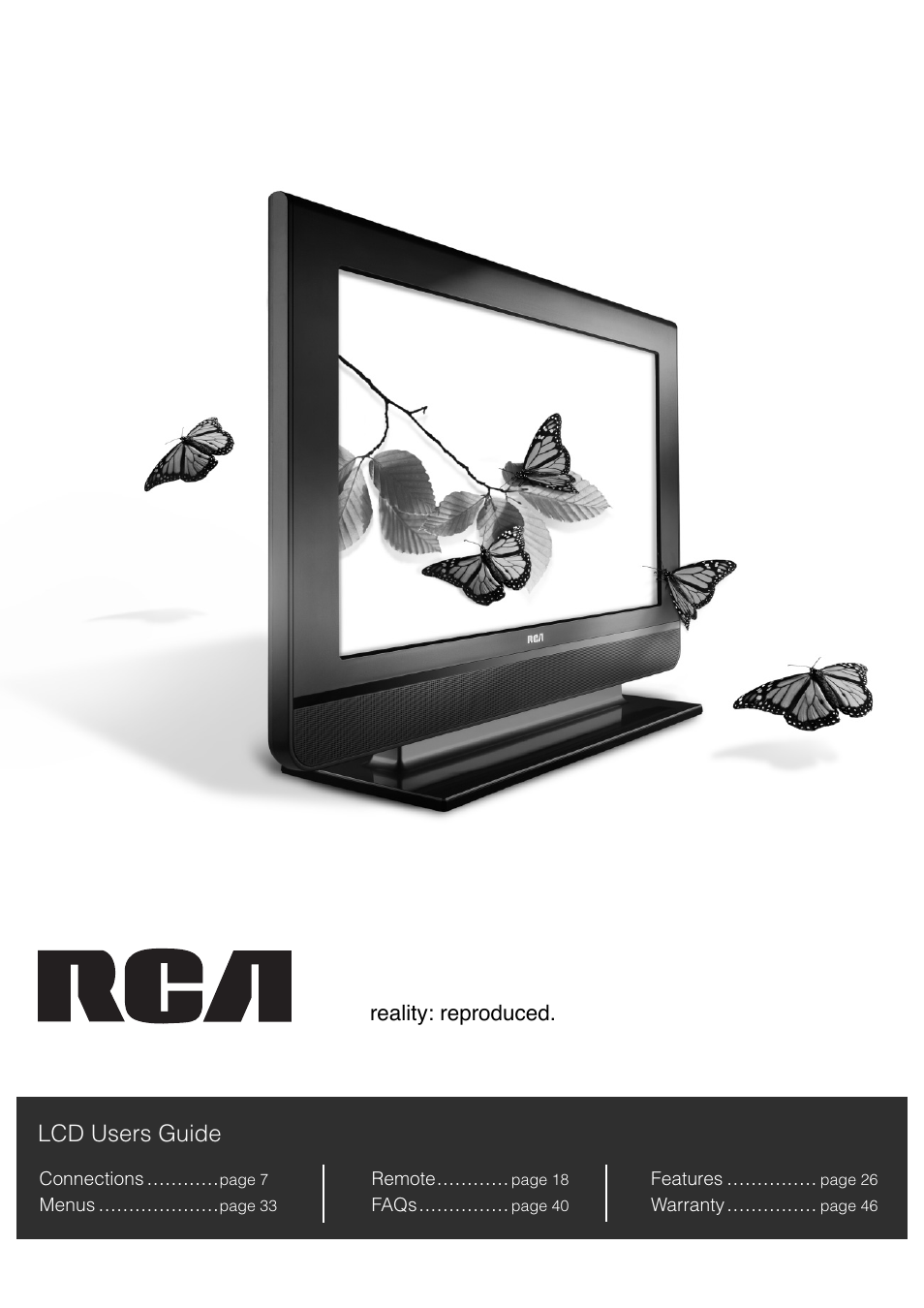 RCA L42FHD28 User Manual | 48 pages