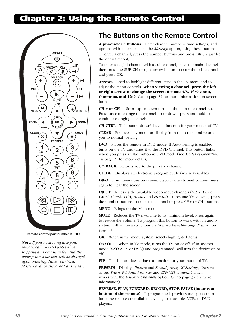 18 chapter 2 | RCA L42FHD28 User Manual | Page 18 / 48