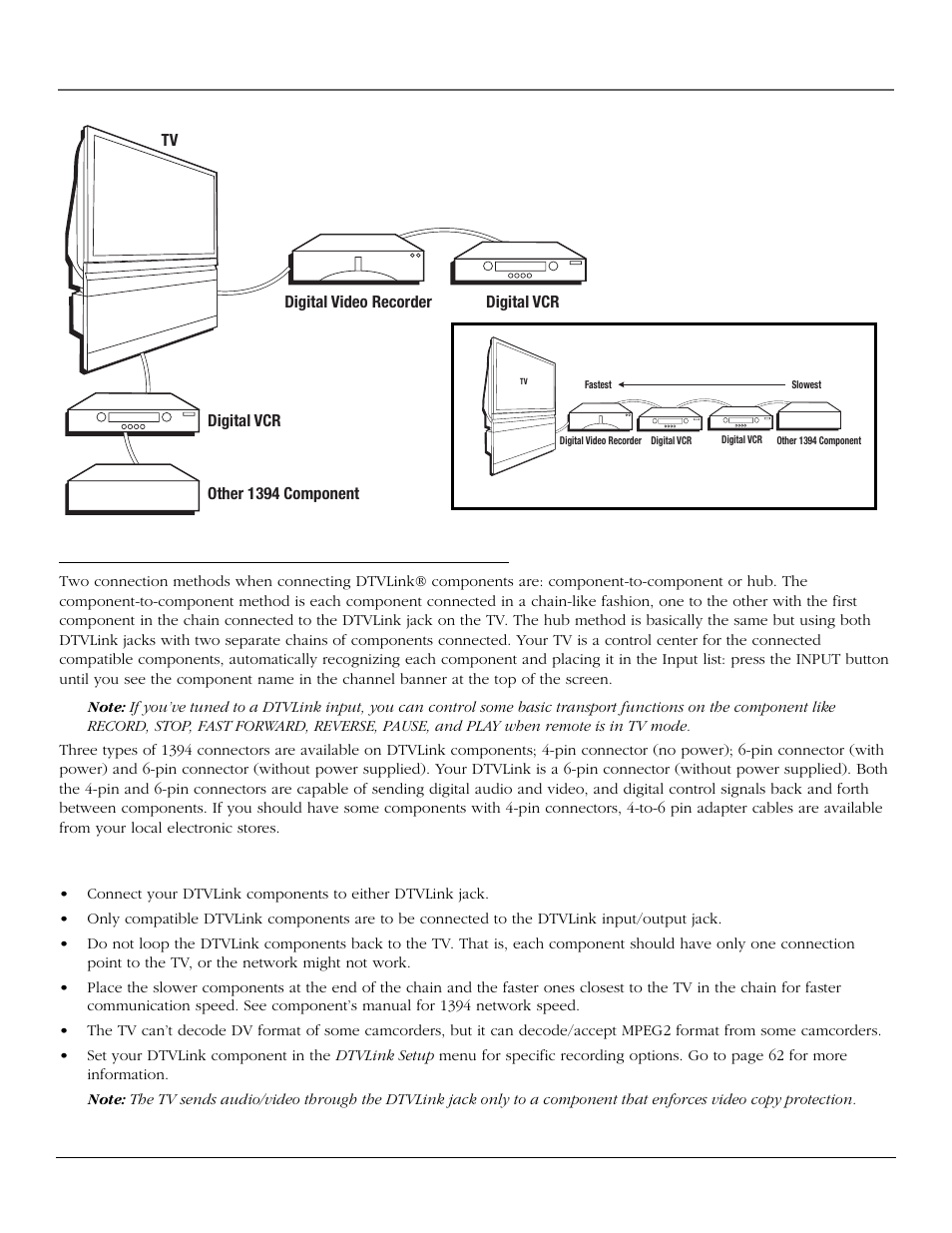 Connections & setup, How to connect: tv + dtvlink components, Chapter 1 17 | You should know | RCA scenium User Manual | Page 19 / 96