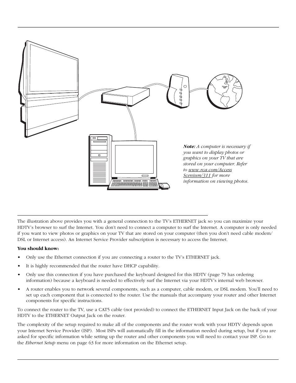 Connections & setup | RCA scenium User Manual | Page 24 / 96