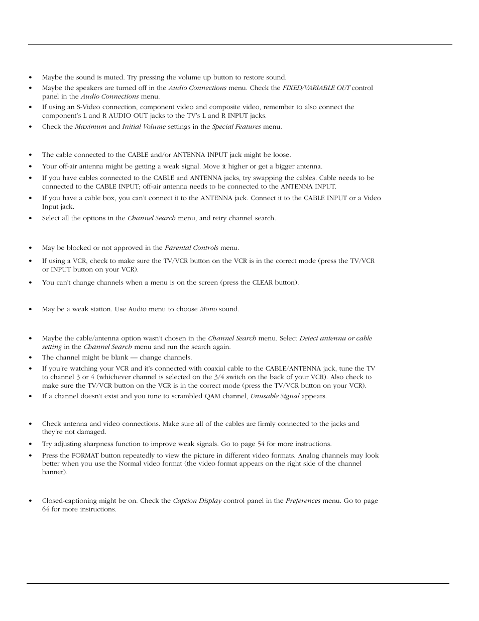 References | RCA scenium User Manual | Page 74 / 96
