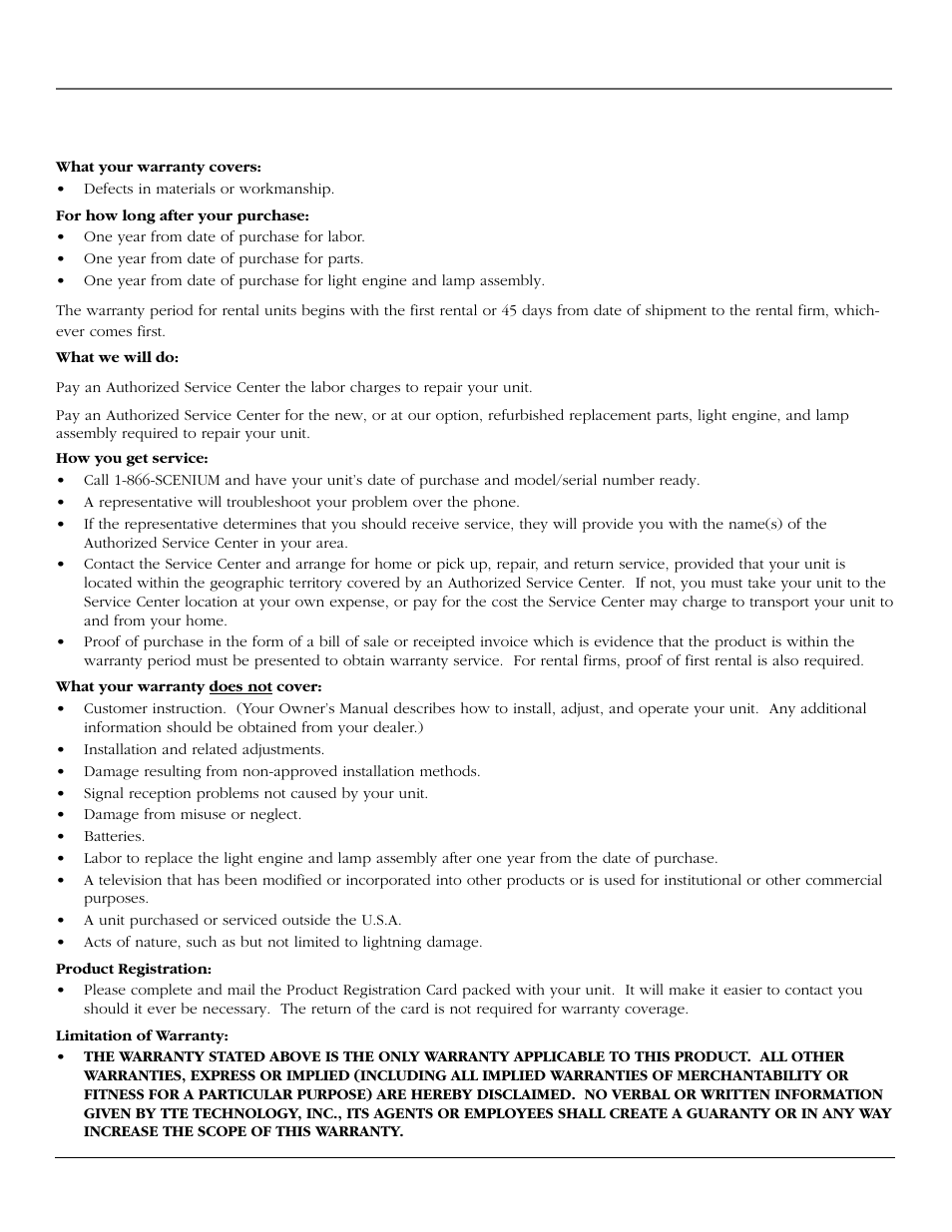 References, Limited warranty | RCA scenium User Manual | Page 83 / 96