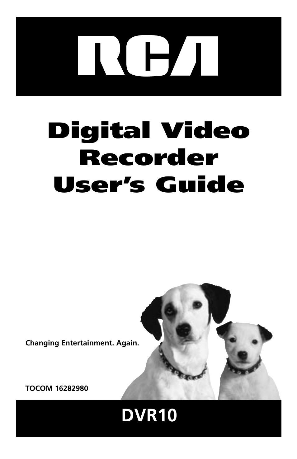 RCA DVR10 User Manual | 20 pages