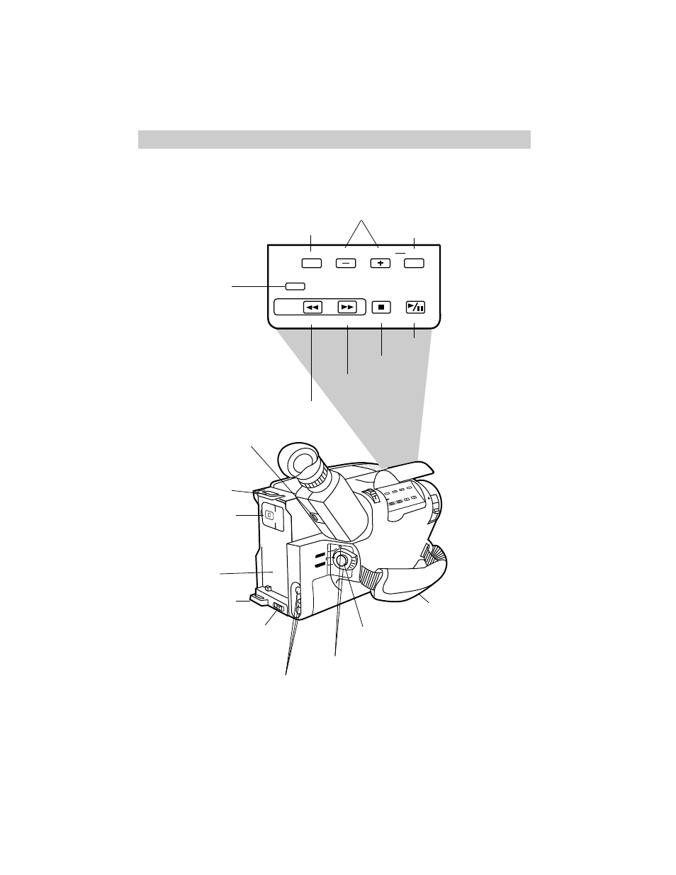 First-time operation, Review camcorder’s operating controls, Continued) | RCA CC634 User Manual | Page 12 / 84