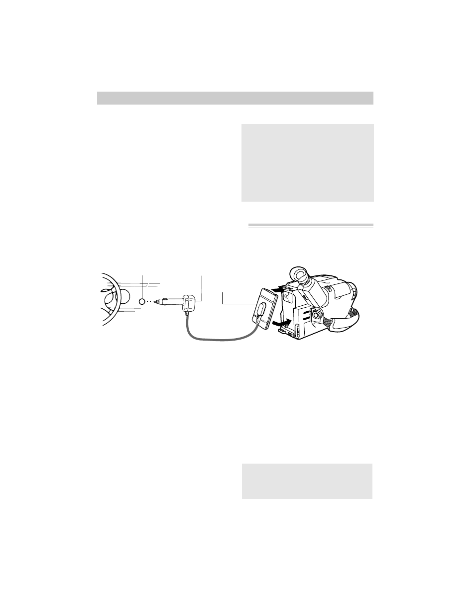Using optional car cord adapter, Powering your camcorder, Optional car cord adapter | Using the dcc08 car cord adapter | RCA CC634 User Manual | Page 17 / 84