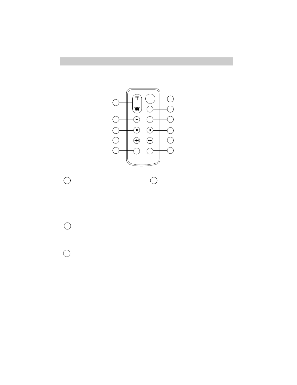 Remote control, Buttons | RCA CC634 User Manual | Page 18 / 84
