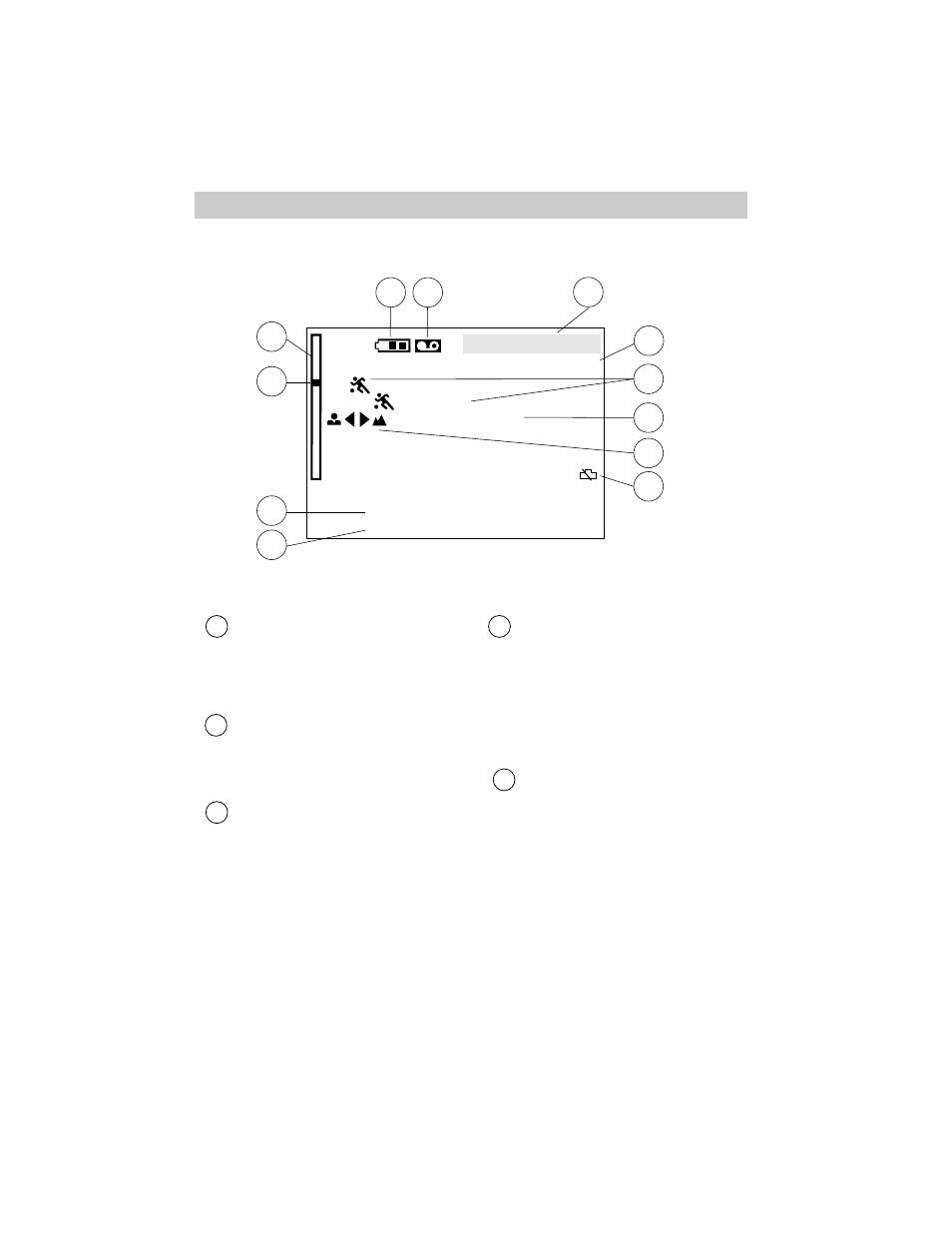 Viewfinder displays | RCA CC634 User Manual | Page 28 / 84