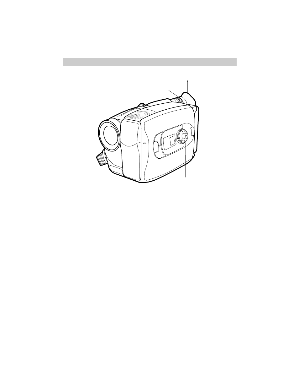 Set the scene select ae dial, Adjust viewfinder and eyepiece focus control, First-time operation | Set the scene select ae dial to auto, Adjust the viewfinder and eyepiece focus control, Continued on next page) | RCA CC634 User Manual | Page 9 / 84