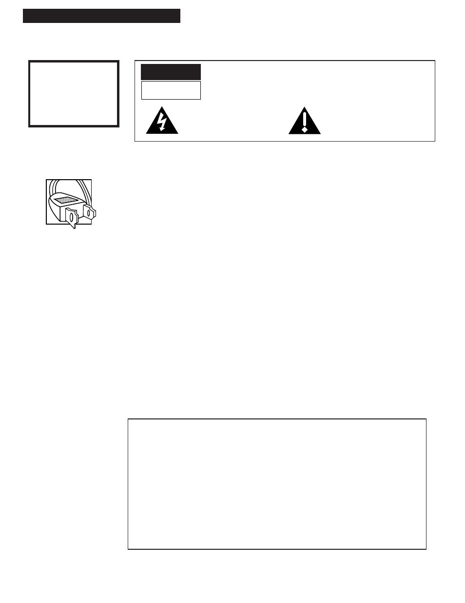 Warning, Important information | RCA VG4251 User Manual | Page 2 / 36