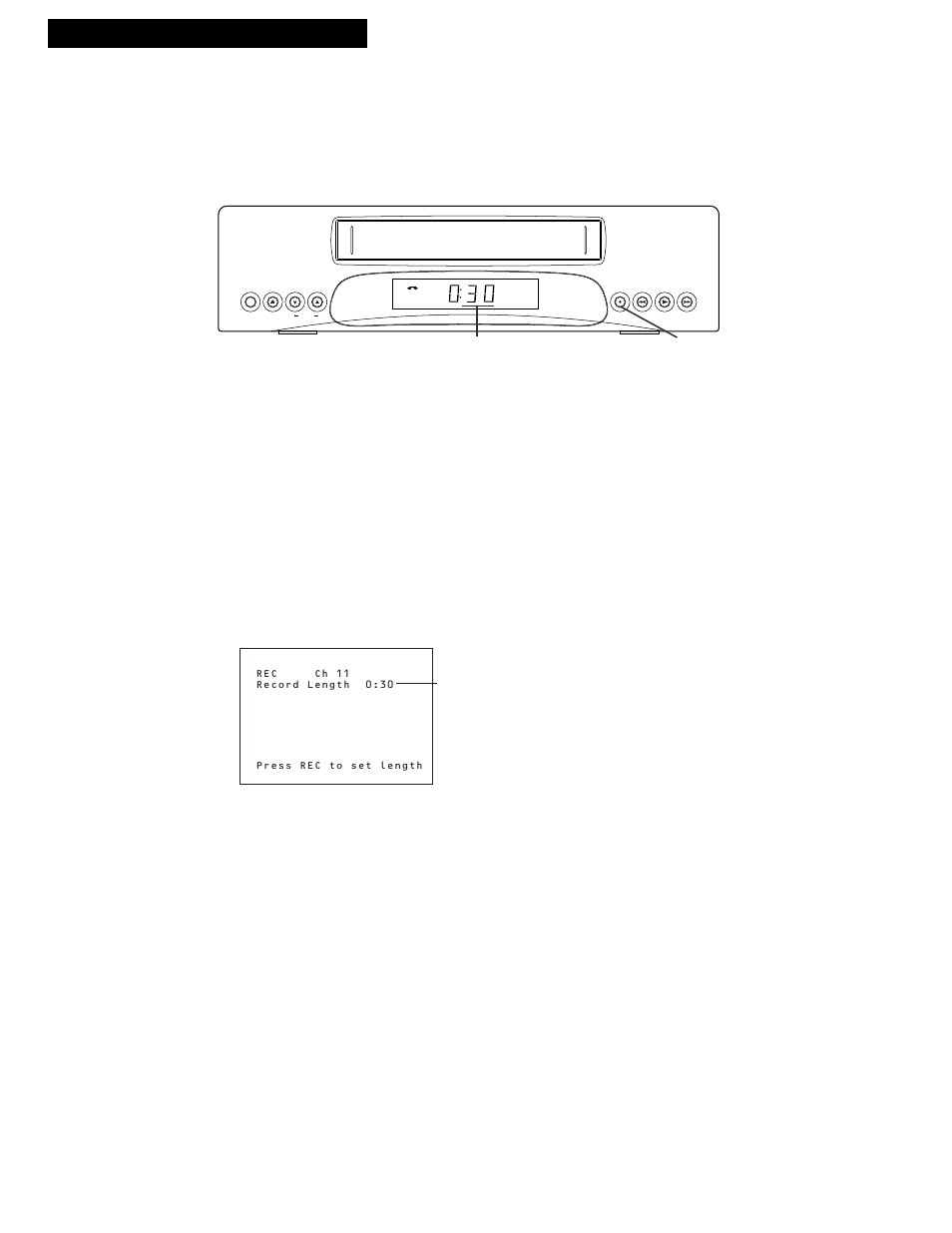 One touch recording, 20 recording a program, Operating instructions | RCA VG4251 User Manual | Page 22 / 36