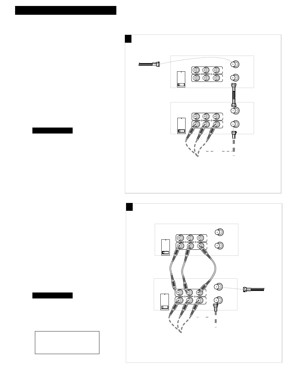 Connecting two vcrs for copying tapes, 6hooking up the vcr, Option a hookup | Option b hookup | RCA VG4251 User Manual | Page 8 / 36