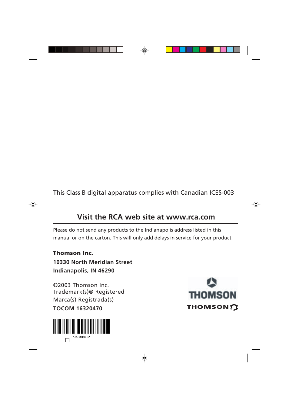 RCA 19V400TV User Manual | Page 32 / 32