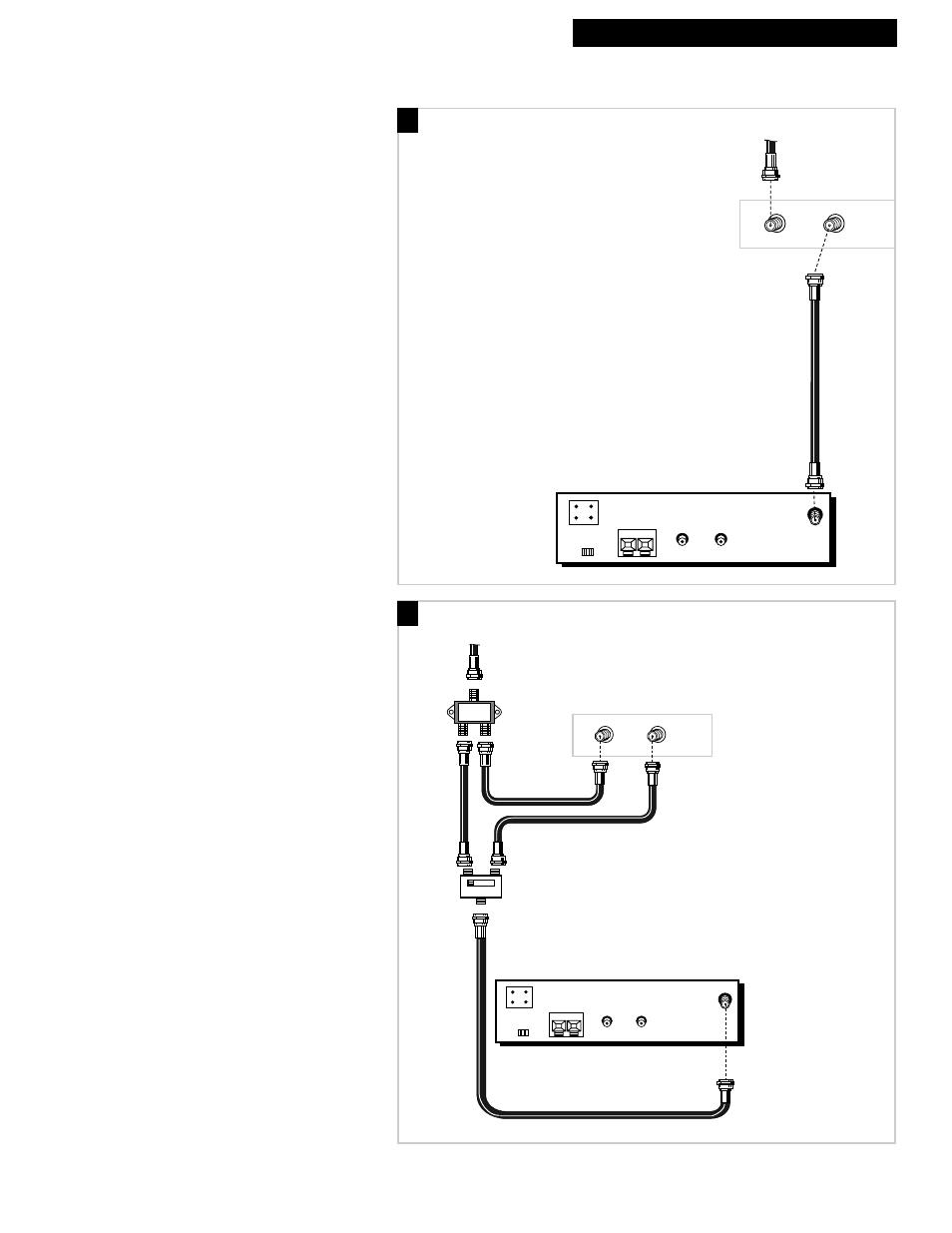 Connect a cable system with a cable box, 31 hooking up the tv/vcr, A. cable box required to unscramble all channels | RCA 1543007A User Manual | Page 33 / 42