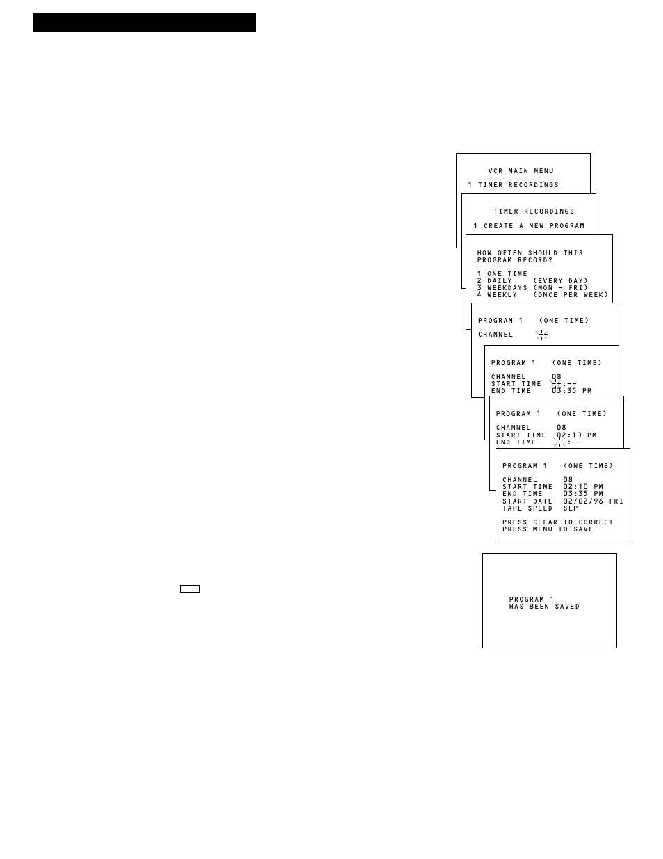 Recording while you’re away, Recording while you’re away (timer recording), 28 recording a program | Setting a timer recording, Stopping a timer recording | RCA VR613HF User Manual | Page 30 / 40