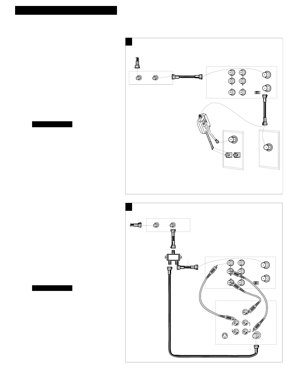 4hooking up the vcr, A. basic hookup, B. advanced hookup | RCA VR613HF User Manual | Page 6 / 40