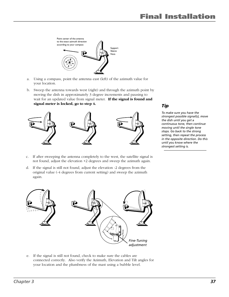 Final installation | RCA DIRECTV PLUS 15407690 User Manual | Page 39 / 48