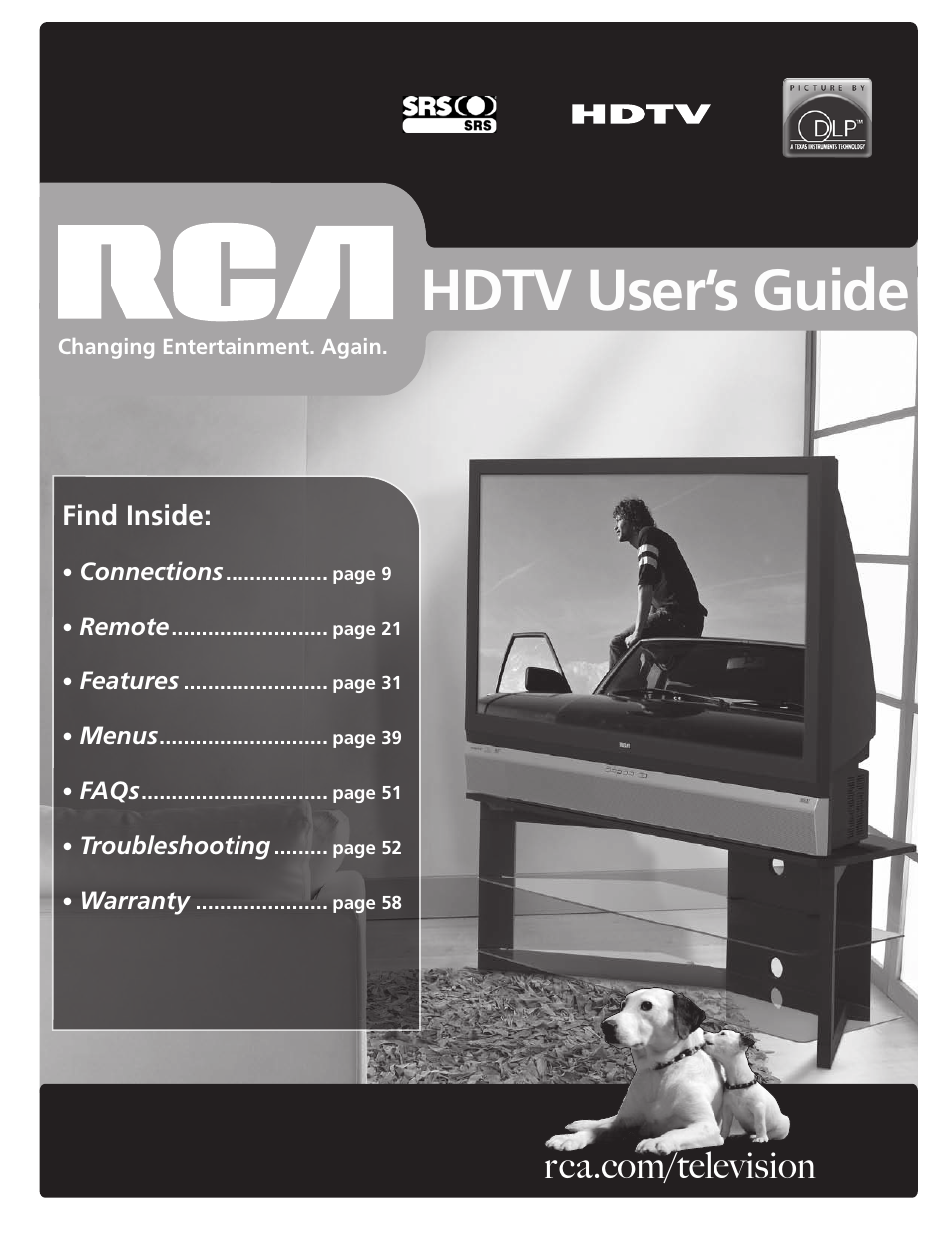 RCA M50WH92S User Manual | 64 pages