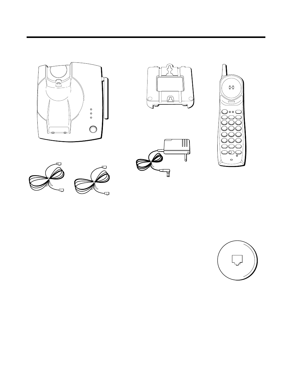 Getting started, Before you begin, Modular jack requirements | Etting, Tarted, Efore, Egin, Odular, Equirements, Ac power supply two telephone line cords | RCA 26925A User Manual | Page 4 / 64