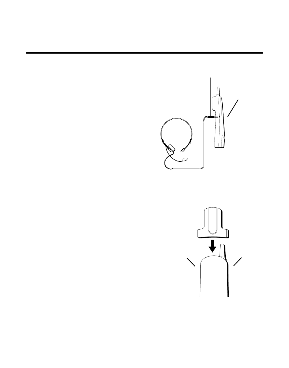 Conexión de el audífono al auricular, Conexión de la pinza de cinturón, Peración | Audífonos, Seguro, Cinturón, Pcionales, Onexión, Audífono, Auricular | RCA 26925A User Manual | Page 55 / 64
