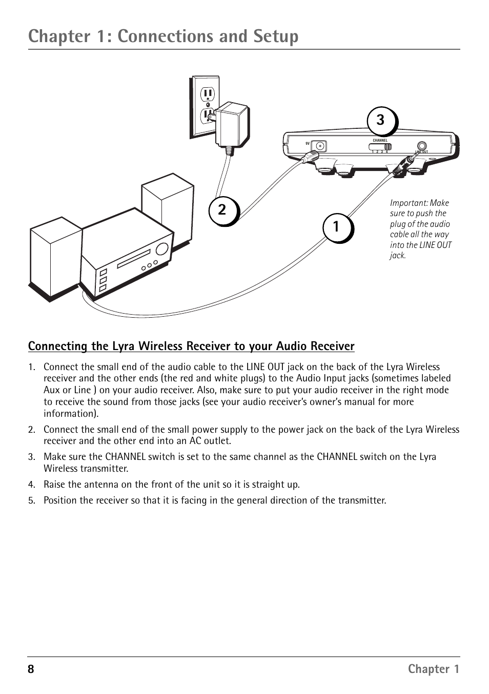 Improving performance, Orientation of the antennas, Chapter 1: connections and setup | RCA RD900W User Manual | Page 10 / 40