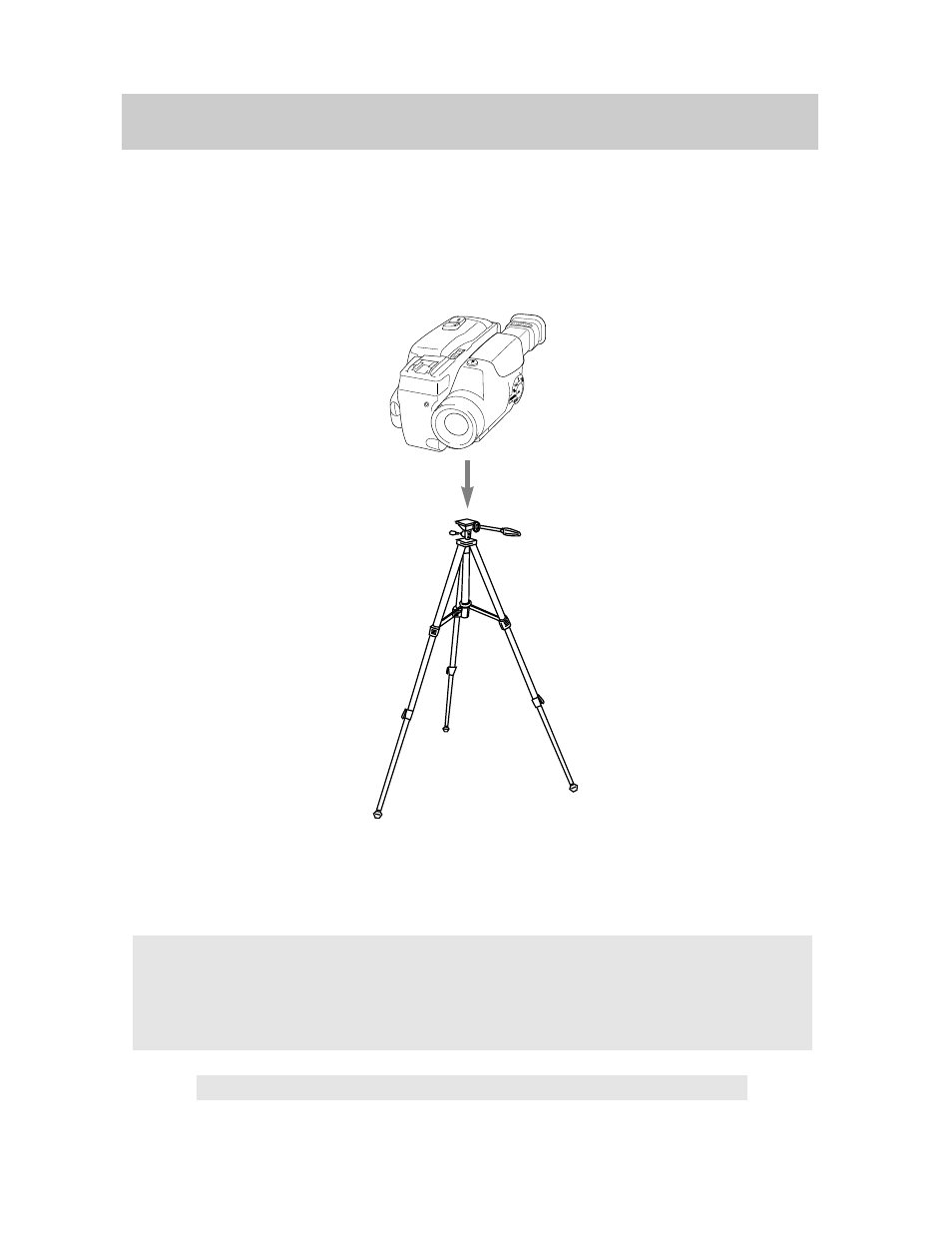 Using a tripod, Optional tripod or monopod | RCA Pro845 User Manual | Page 11 / 52