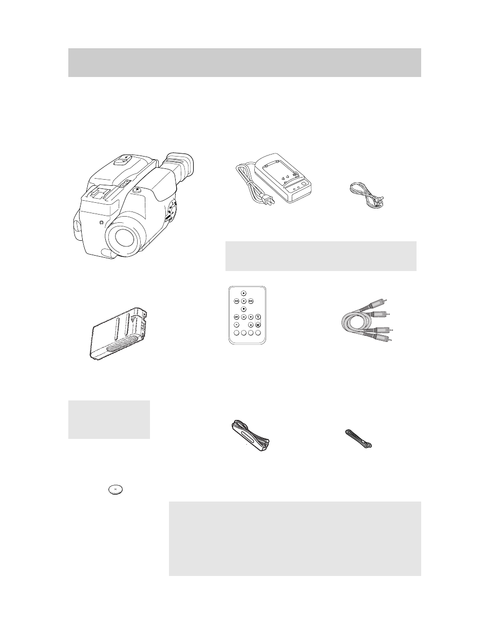 First-time operation, Unpack the camcorder and accessories, Cautions | 10 1. unpack the camcorder and accessories | RCA Pro845 User Manual | Page 12 / 52